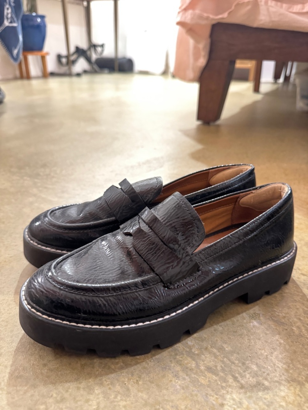 Franco Sarto Women’s Black & brown loafers